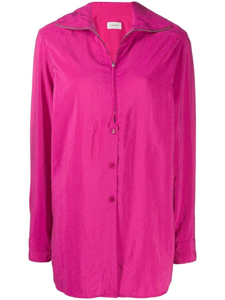 Lemaire Zipped Shirt - Pink