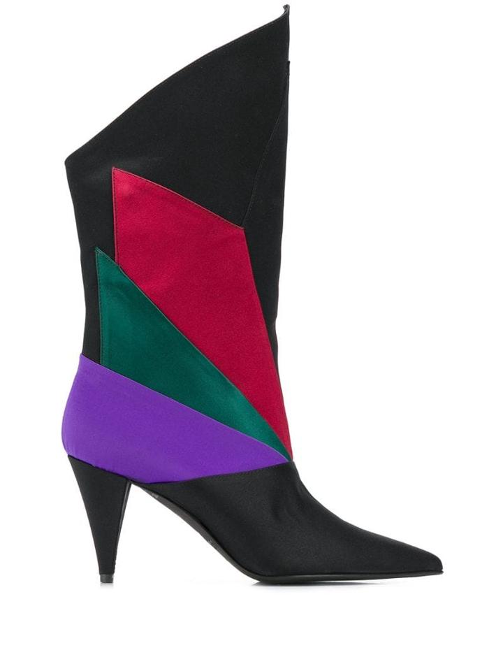 Marc Ellis Colour Block Boots - Black