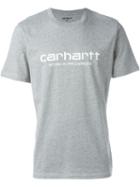 Carhartt Logo Print T-shirt, Men's, Size: S, Grey, Cotton