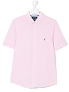 Ralph Lauren Kids Short Sleeve Shirt - Pink & Purple