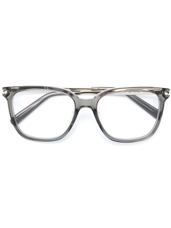 Chloé - Acetate Wayfarer Glasses - Women - Acetate/metal - 52, Grey, Acetate/metal