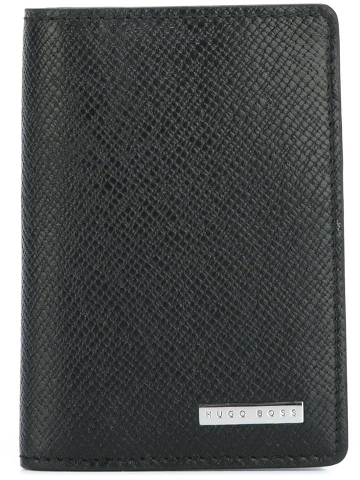 Boss Hugo Boss Textured Fold Wallet - Black