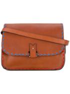 La Contrie - Blue Stitch 'rohan M' Bag - Women - Leather - One Size, Brown, Leather