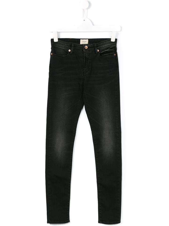 Bellerose Kids Tapered Leg Jeans, Girl's, Size: 16 Yrs, Black