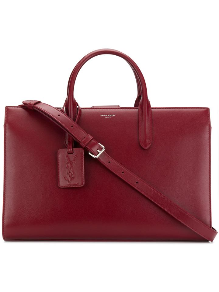Saint Laurent Large Jane Tote - Red