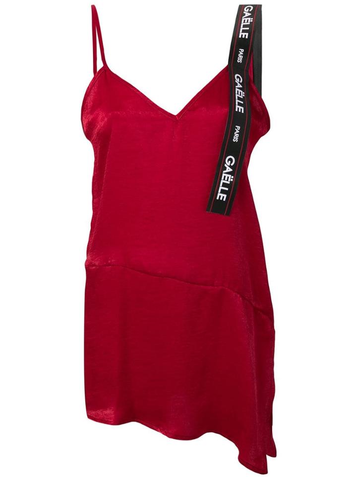 Gaelle Bonheur Logo Band Blouse - Red