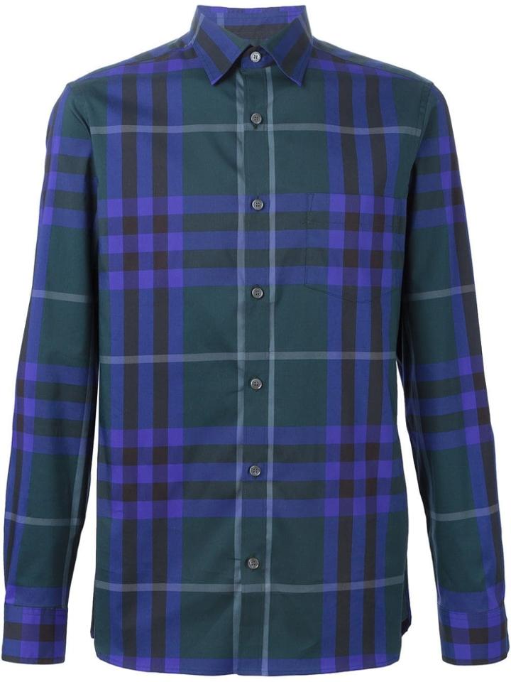 Burberry Brit Checked Shirt - Blue