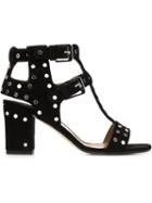 Laurence Dacade Helie Sandals, Women's, Size: 5, Black, Suede/leather
