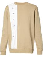 Stussy Stripe Detail Sweatshirt, Men's, Size: Small, Nude/neutrals, Cotton