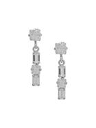 Susan Caplan Vintage 1990s Drop Earrings - Metallic