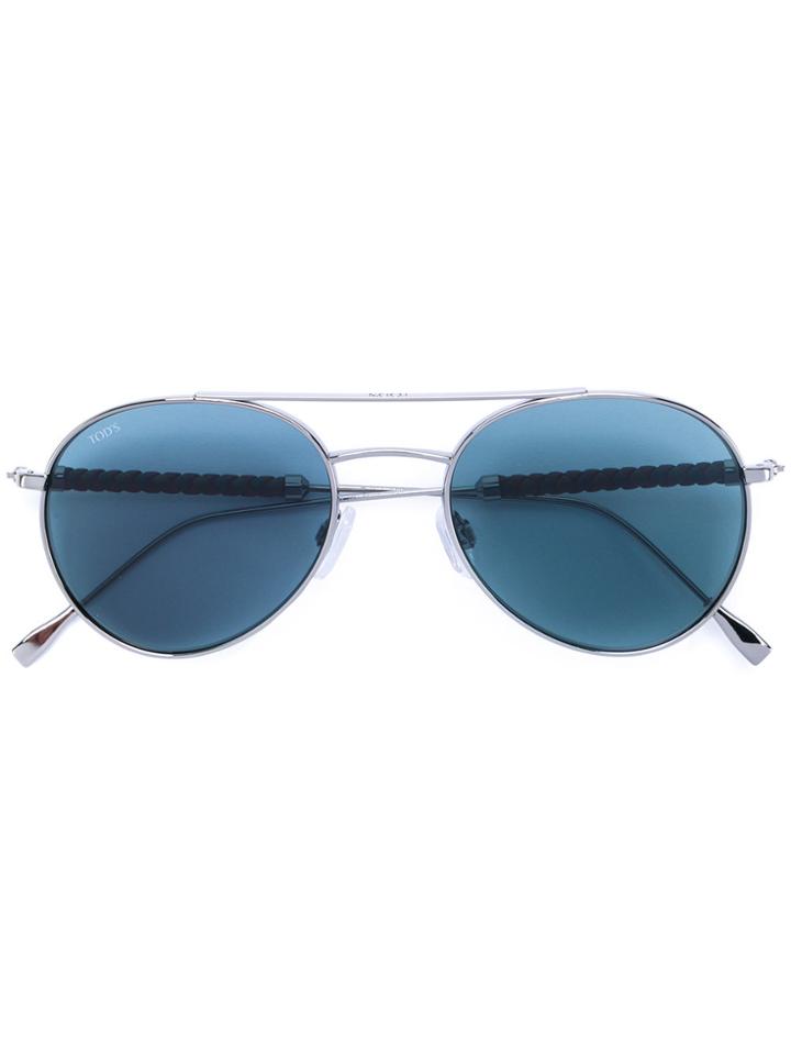 Tod's Pilot Sunglasses - Metallic