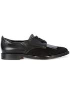 Oscar De La Renta Adelaide Fringed Derby Shoes - Black
