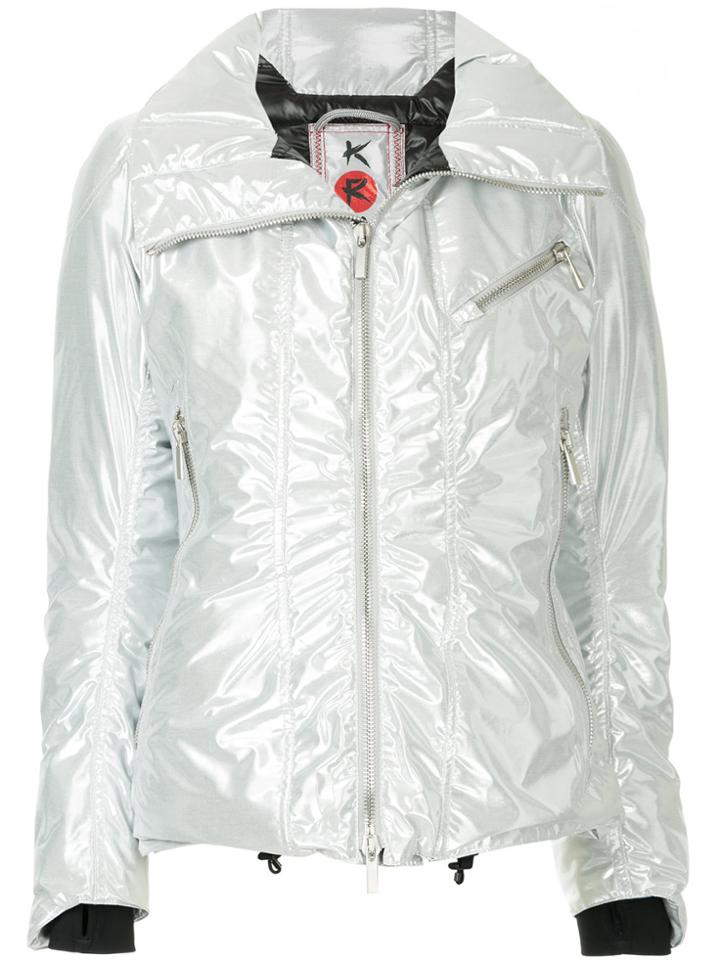 Kru Metallic Padded Down Jacket - Multicolour