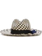 Sensi Studio Checked Panama Hat