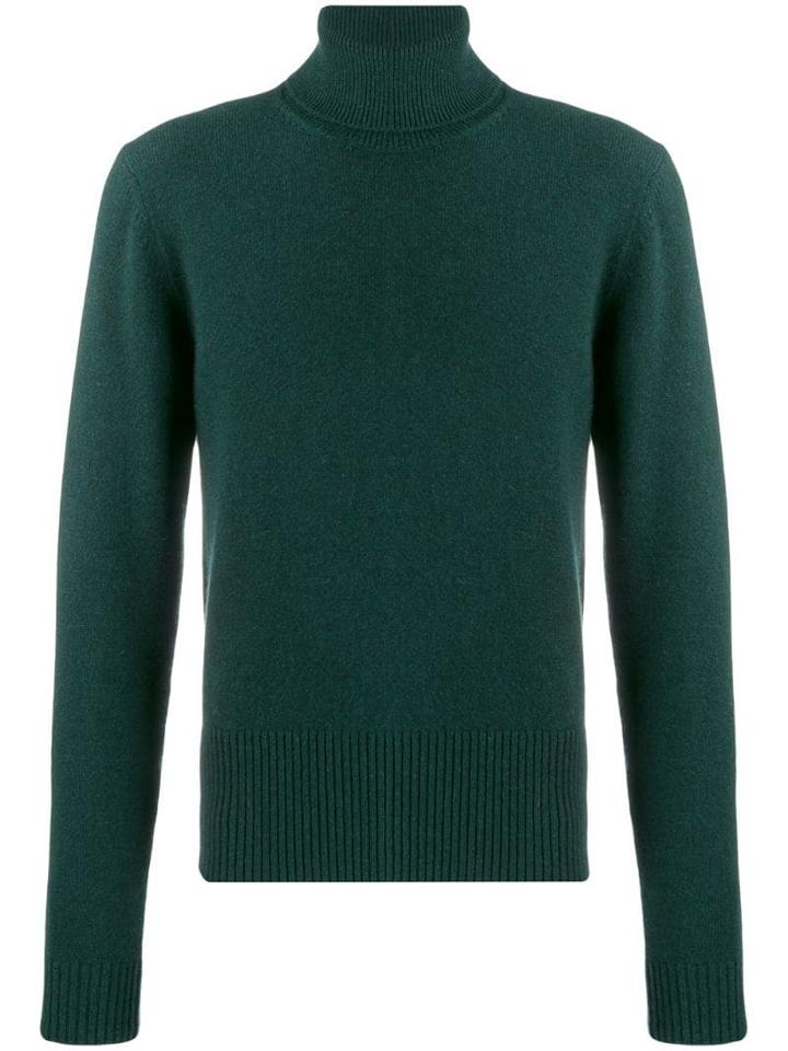Dolce & Gabbana Knit Roll Neck Sweater - Green