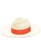 Borsalino Woven Ribbon Hat - Neutrals