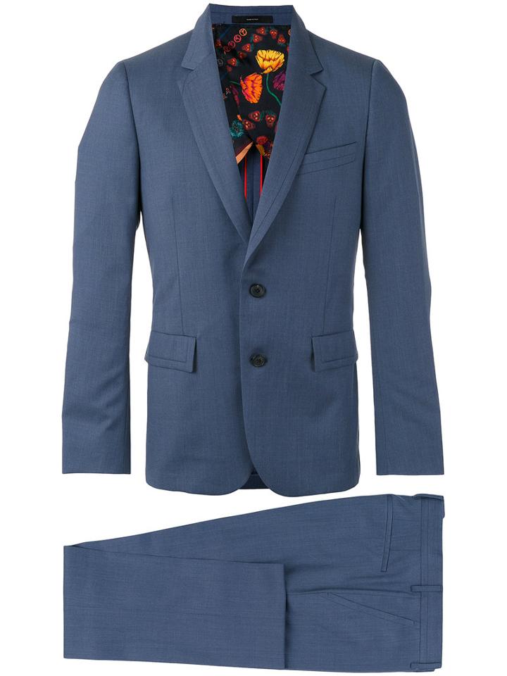 Paul Smith London Two-piece Suit, Men's, Size: 42, Blue, Viscose/wool