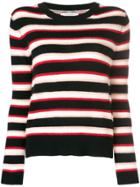 Chinti & Parker Striped Jumper - Black