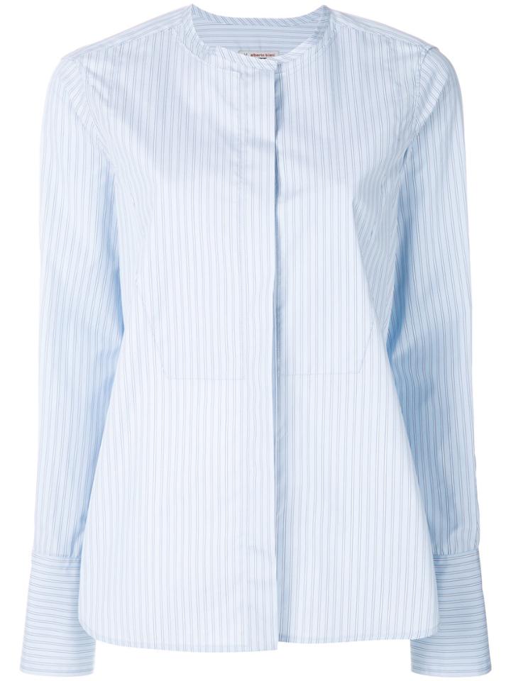 Alberto Biani Striped Style Shirt - Blue
