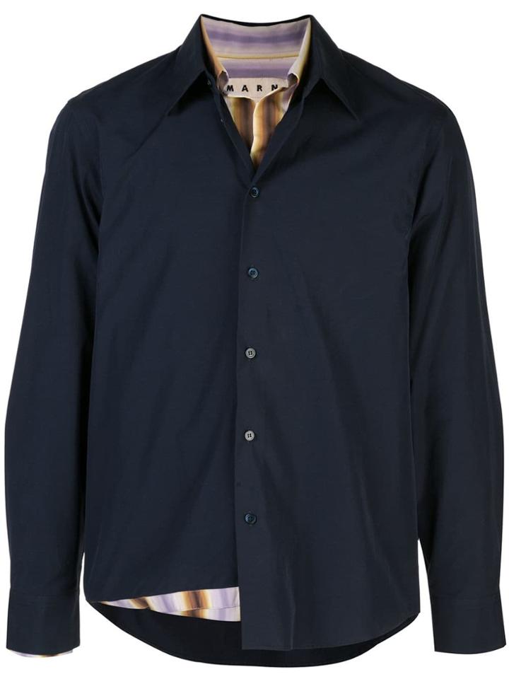 Marni Double Layer Shirt - Blue