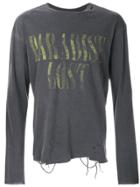 Alchemist Distressed Paradise Lost T-shirt - Grey