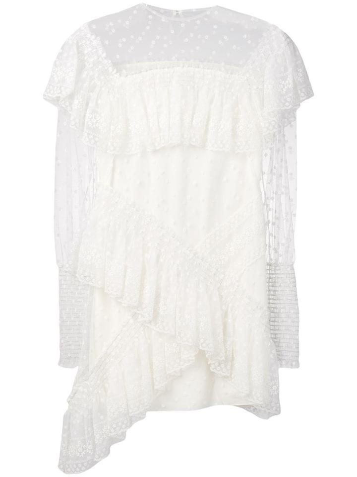 Philosophy Di Lorenzo Serafini Ruffled Lace Dress - White