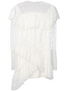 Philosophy Di Lorenzo Serafini Ruffled Lace Dress - White