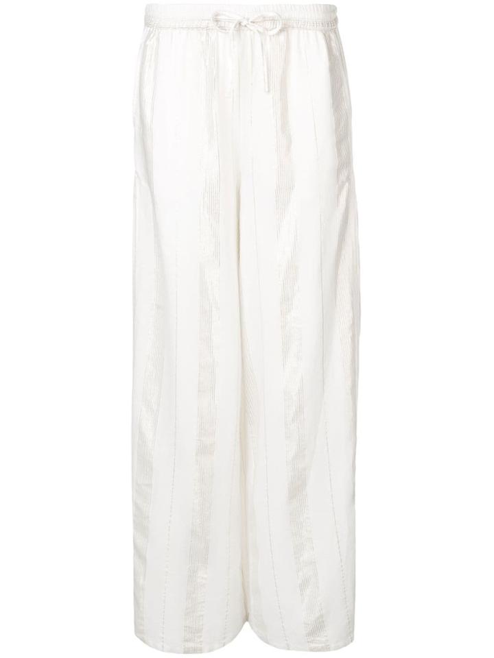 Onia Chloe Wide Trousers - White
