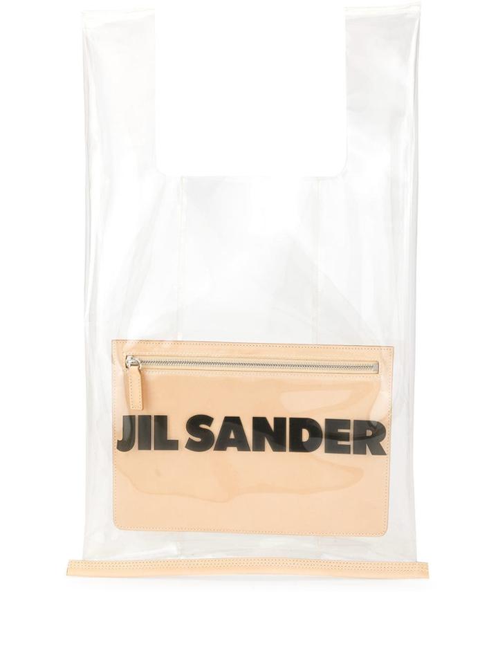 Jil Sander Market Bag Me Tote Bag - Neutrals