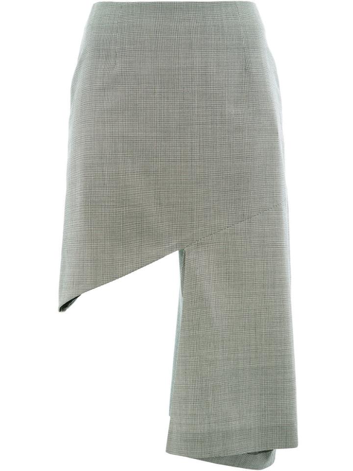 Maison Margiela Asymmetric Cut Skirt - Metallic