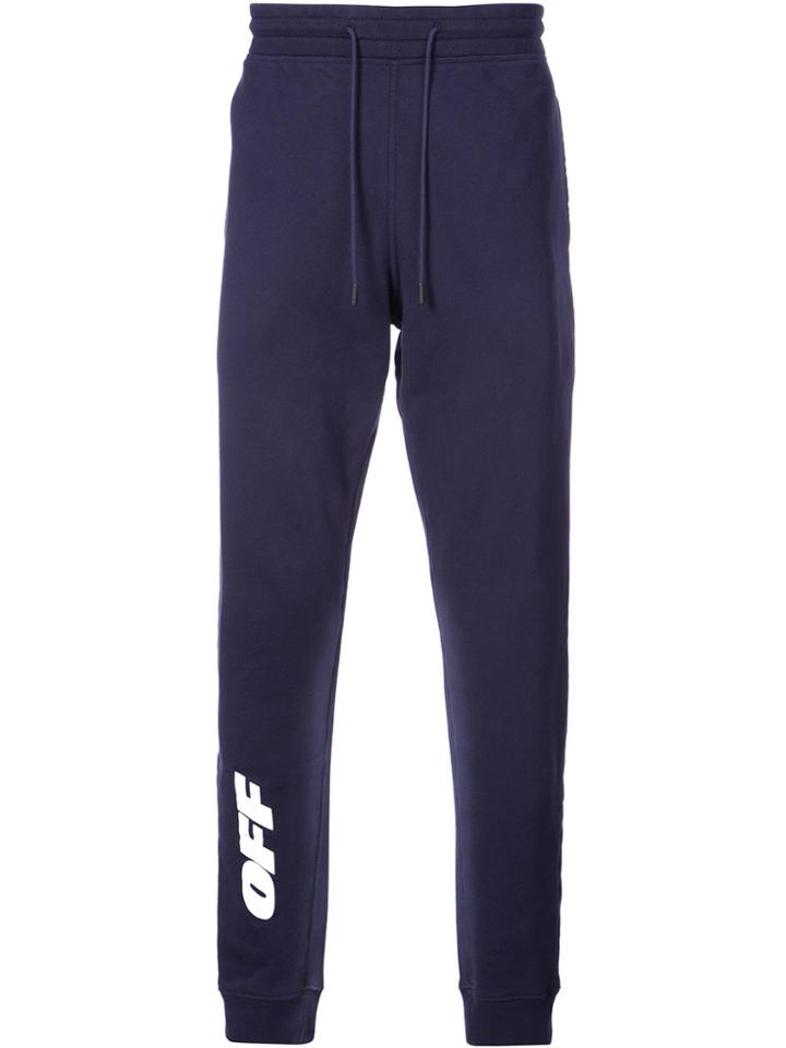 Off-white Printed Sweatpants - Blue