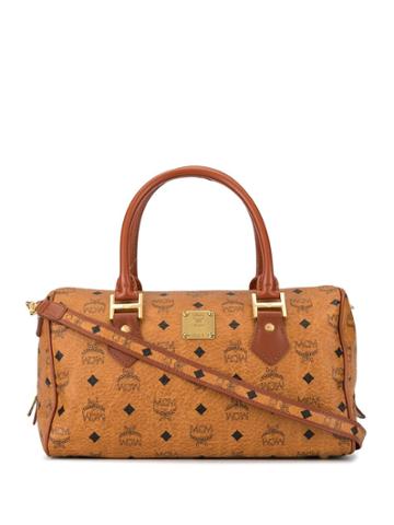 Mcm Pre-owned Visetos Shoulder Bag - Brown