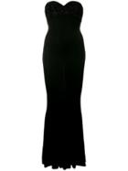 Alexandre Vauthier Stretch Bustier Dress - Black
