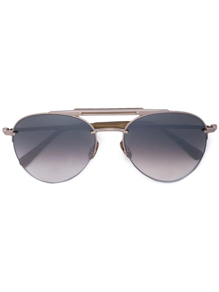 Garrett Leight Aviator Sunglasses - Neutrals