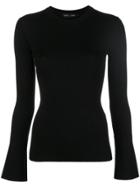 Proenza Schouler Long-sleeve Fitted Sweater - Black