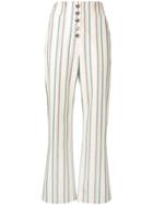 3.1 Phillip Lim Buttoned Waist Trousers - White