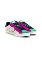 Philippe Model Kids Multicoloured Sneakers - Gold