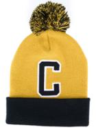 Carhartt 'c' Beanie Hat, Men's, Yellow/orange, Acrylic