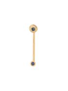 Delfina Delettrez 18kt Yellow Gold Dots Sapphire Earring - Metallic