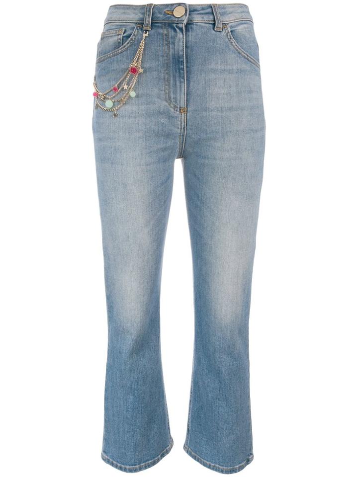 Elisabetta Franchi Kick Flare Jeans - Blue