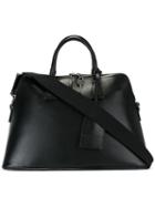 Maison Margiela Large 5ac Tote Bag, Men's, Black, Cotton/leather/polyester