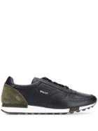 Bally Contrast Heel Panel Sneakers - Black