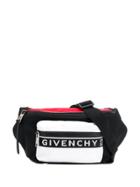 Givenchy Logo Colour-block Belt Bag - Black