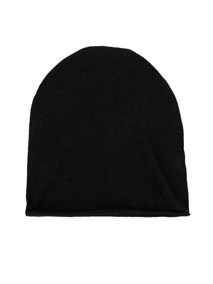 Label Under Construction Beanie Hat, Men's, Black, Cotton/linen/flax