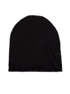 Label Under Construction Beanie Hat, Men's, Black, Cotton/linen/flax