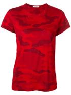 Rag & Bone Camouflage Print T-shirt - Red