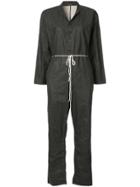 Album Di Famiglia Belted Jumpsuit - Black