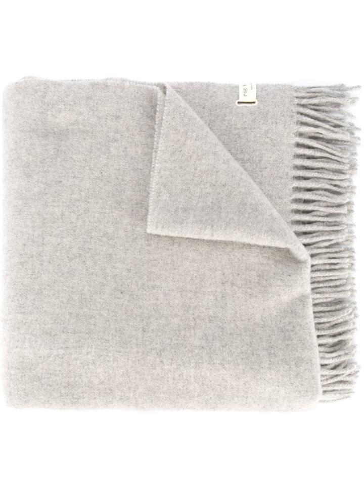 Rag & Bone Wide Shaped Scarf - Grey