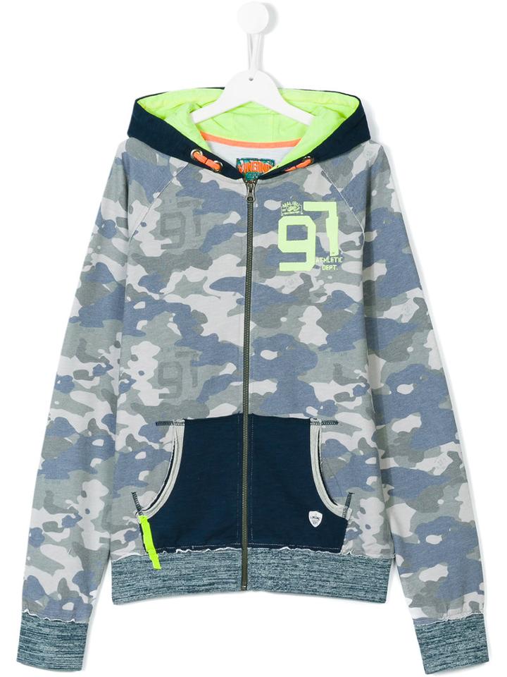 Vingino - Teen Zip-up Hoodie - Kids - Cotton/polyester - 16 Yrs, Green