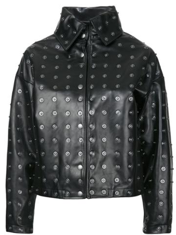 Donnah Mabel - Studded Jacket - Women - Leather - 0, Women's, Black, Leather